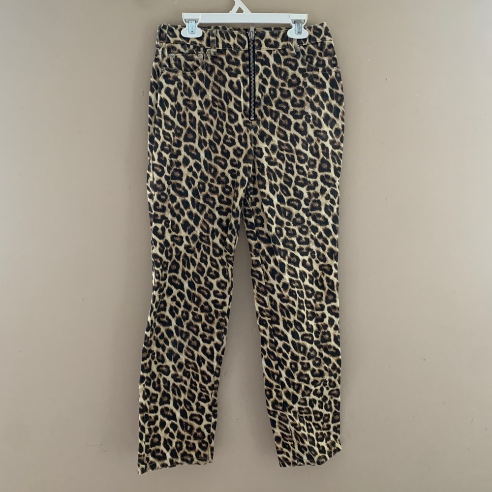 Forever 21 Leopard Print Jeans